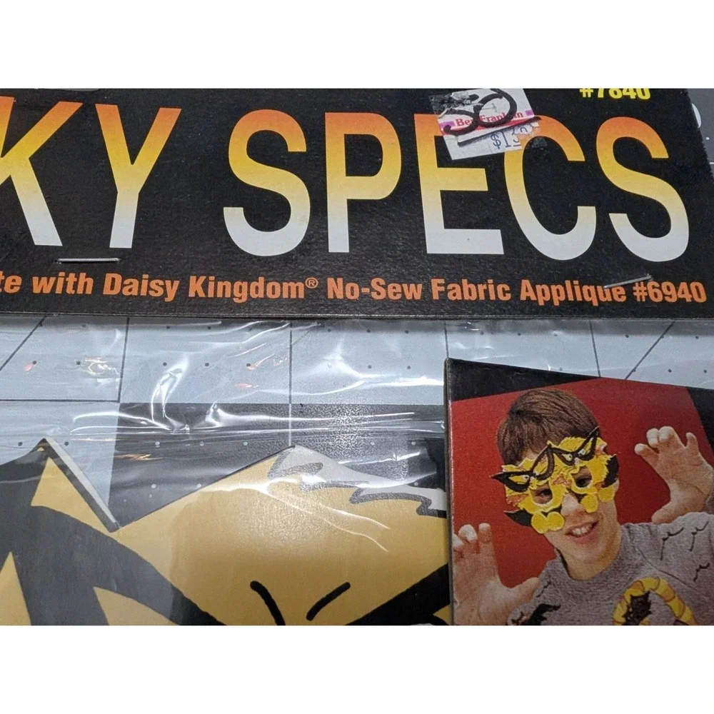 Daisy Kingdom Bat Cat Spooky Specs orange cat die cast Halloween glasses lot 2‎